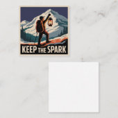 スパークをキープ スクエア名刺 (正面/裏面)