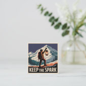 スパークをキープ スクエア名刺 (スタンド正面)