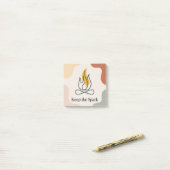 スパークを保つ ポストイット (デスク上)