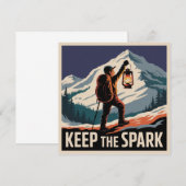 スパークを保つ 招待状 (正面/裏面)