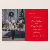 スパークエレガントグラムゴールデンクリスマスツリー実在 箔カード (内部)