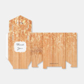 スパークエレガントリーオレンジの竹材プリント フェイバーボックス (折り畳みなし)