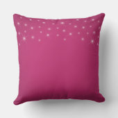 スパークエレガントルクインセアニラ暗い赤紫色ピンクキープサケ クッション (裏面)