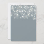 スパークシンプルルラグジュアリー企業のなクリスマスパーティー 招待状 (裏面)