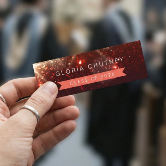 スパークスタイリッシュルの学生の卒業名カード コーリングカード