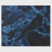 スパークスホワイトアンドブルーグリッター ラッピングペーパー (フラット)