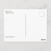 スパークス湖、または ポストカード (裏面)