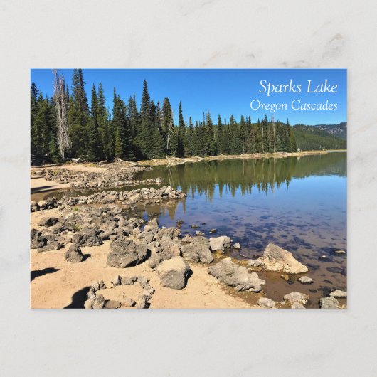 スパークス湖、または ポストカード (正面)