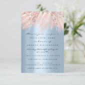 スパークドレスバラ金ゴールドブライダルスウィート16thブルー 招待状 (スタンド正面)