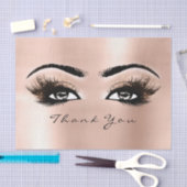 スパークバラ金ゴールド赤面まばたきサンキューアイズ 薄葉紙 (クラフト)