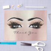 スパークバラ金ゴールド赤面まばたきサンキューアイズ 薄葉紙 (クラフト)