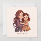 スパークパーソナライズされたリーな母と娘 (正面)