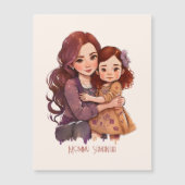 スパークパーソナライズされたリーな母と娘 (正面)