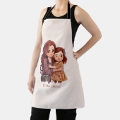 スパークパーソナライズされたリーな母と娘 エプロン (インサイチュ)