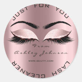 スパークピンクグリッター赤面まばゆのメイクアップクリーナー ラウンドシール