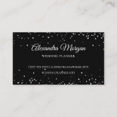 スパークフェイクリーシルバーグリッターブラック 名刺 (裏面)
