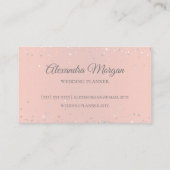 スパークフェイクリーシルバーグリッター赤面 名刺 (裏面)