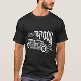 スパークプラグのホットロッド スカル ビンテージスタイル Tシャツ