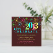 スパークモダンルニューイブパーティの招待状 招待状 (スタンド正面)