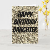 スパークユニークル娘の誕生日カード カード (黄色い花)