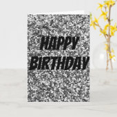 スパークユニークル誕生日カード カード (黄色い花)