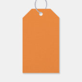 スパークラギフトラベル – オレンジ ギフトタグ (裏面)