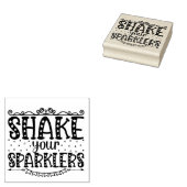 スパークラーを振って ラバースタンプ (押印)