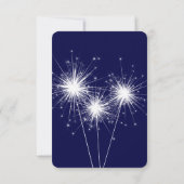 スパークラーウェディングRSVP 2 出欠カード (裏面)