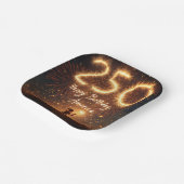 スパークラーズと共にアメリカ250誕生日 ペーパープレート (傾斜あり)