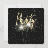 スパークラーズオンブラックアニバーサリーパーティー 招待状 (正面)