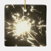 スパークラーズ花火スパークラクリスマス セラミックオーナメント (裏面)