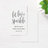 スパークラー送信ラベルラブリーカリグラフィー (デスク)