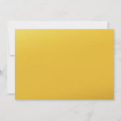 スパークラー ゴールド ウェディング 招待状 (裏面)