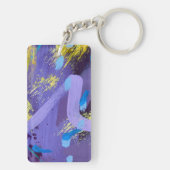 スパークラー デザインのキーチェーン キーホルダー (裏面)