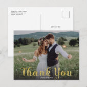 スパークラー 感謝の気持ち ウェディング ポストカード (正面/裏面)