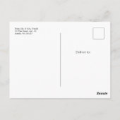 スパークラー 感謝の気持ち ウェディング ポストカード (裏面)