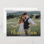 スパークラー 結婚式のお礼 ポストカード (正面/裏面)