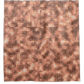 スパークリシャンパーニュ金ゴールドラグジュアリースパークルガーリー シャワーカーテン (正面)