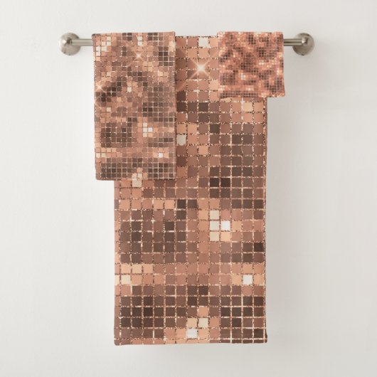 スパークリシャンパーニュ金ゴールドラグジュアリースパークルガーリー バスタオルセット (インサイチュ)