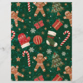 スパークリスクリスマススクラップブック紙 (正面)