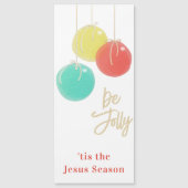 スパークリスクリスマスボール磁気カード (正面)