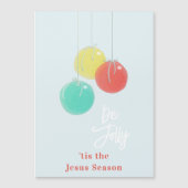 スパークリスクリスマスボール磁気カード (正面)