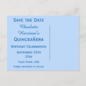 スパークリスティレットかかと15誕生日日付を保存 案内ポストカード (裏面)