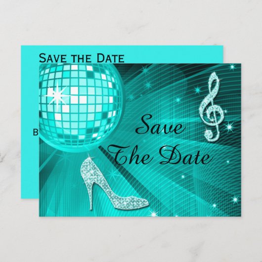 スパークリスティレットかかと17誕生日日付を保存 案内ポストカード (正面/裏面)