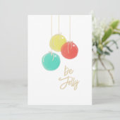 スパークリスマスボールフラットカード (スタンド正面)