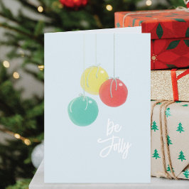 スパークリスマスボールホリデーカード シーズンカード