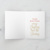 スパークリスマスボールホリデーカード シーズンカード (内部)