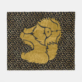 スパークリタンチョウフェイク金属フリースブランケット フリースブランケット (正面(横))