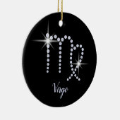 スパークリダイヤモンド《星座》乙女座シンボル セラミックオーナメント (右)
