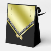 スパークリダイヤモンド&金ゴールドボウ50誕生日 フェイバーボックス (裏面サイド)